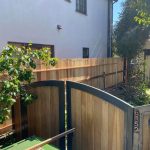 Wood fence
